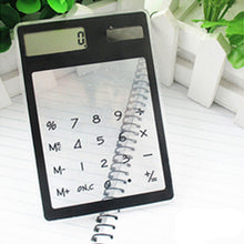 Load image into Gallery viewer, Centechia Useful LCD 8 Digit Touch Screen Ultra slim Transparent Solar CalculatorStationery Clear Scientific Calculator Office